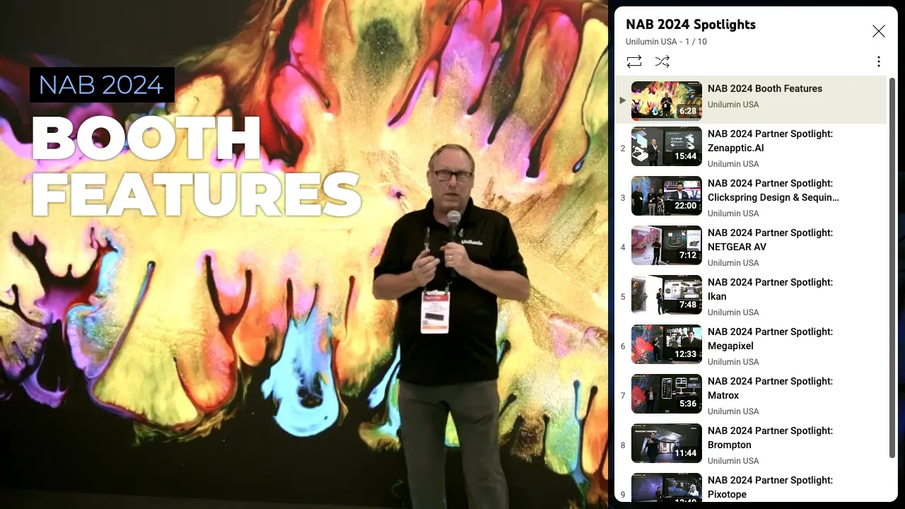 YouTube - NAB 2024 Playlist